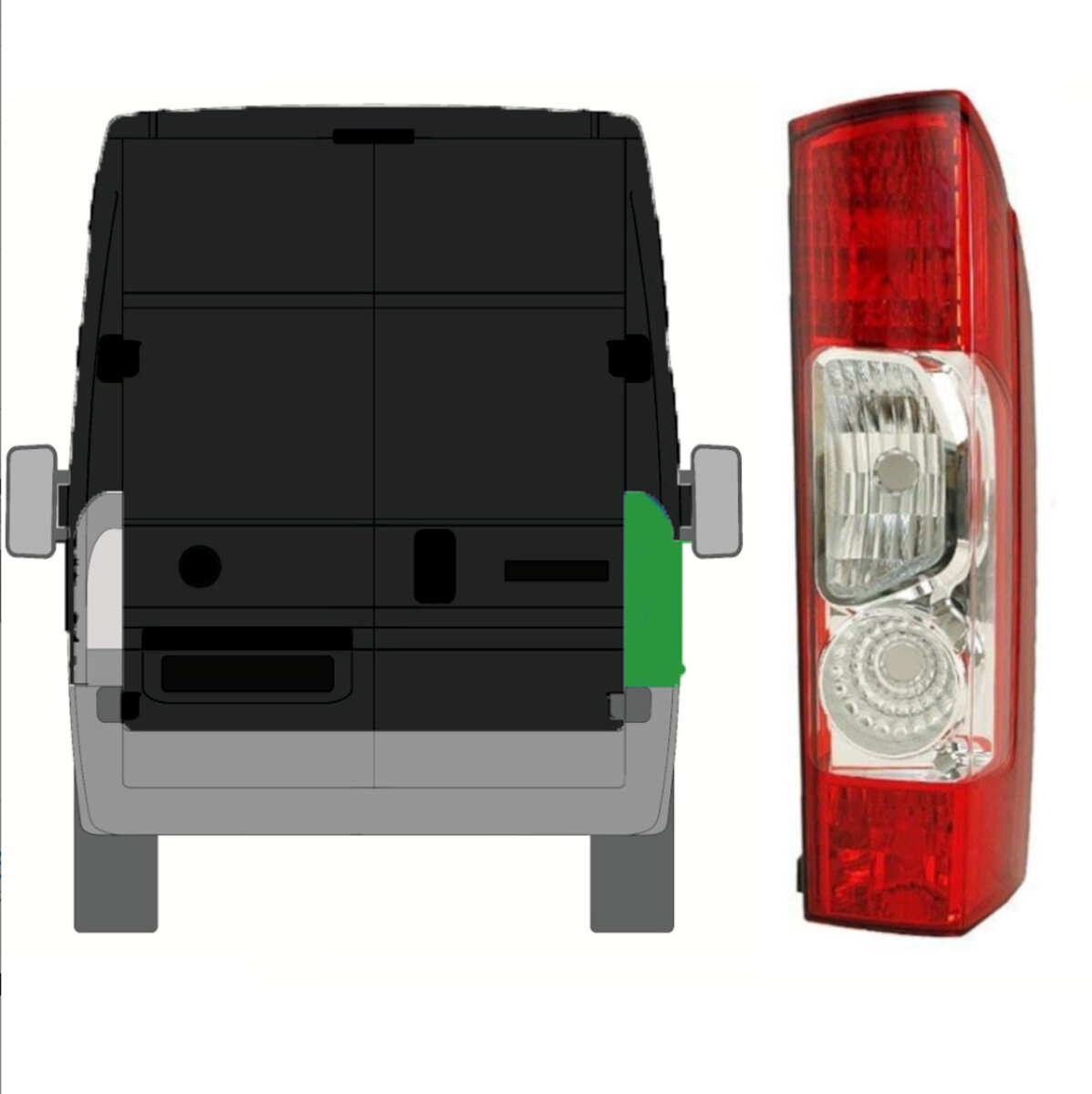 Hintere Lampe F R Fiat Ducato Peugeot Boxer Citroen Jumper Relay