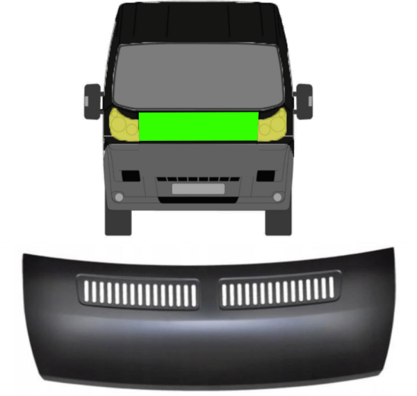 Motorhaube für Fiat Ducato 2006 - 2014