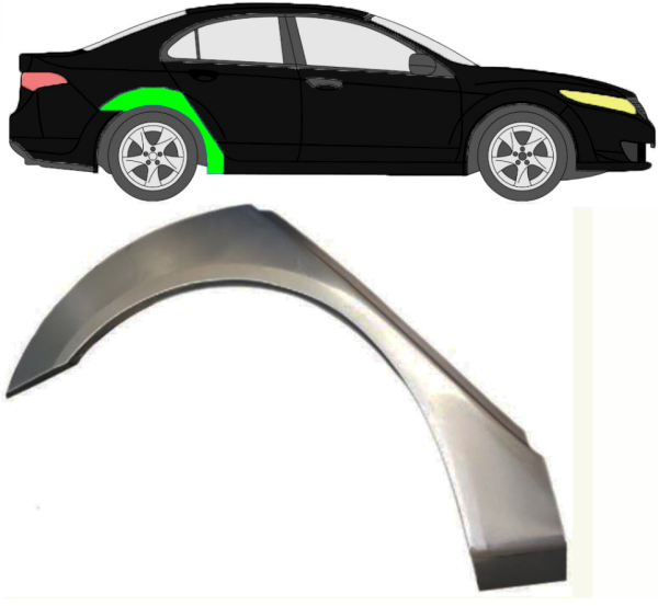 Radlauf für Honda Accord 2008 - 2016 rechts