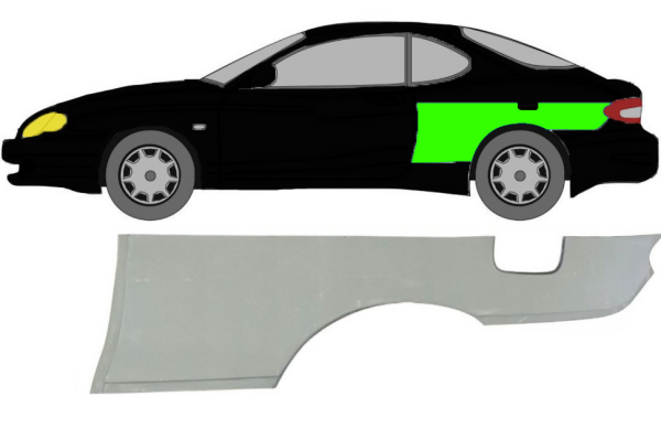 Radlauf für Hyundai Coupe RD 1996 - 2002 links