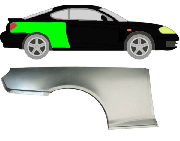 Radlauf für Hyundai Coupe GK 2001 - 2009 rechts