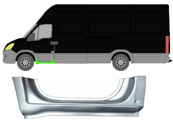 Türschweller für Iveco Daily 2006 - 2014 vorne links