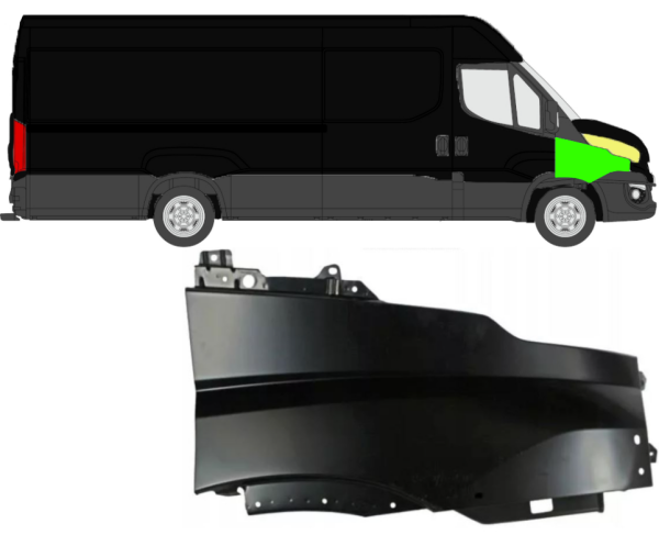 Kotflügel für Iveco Daily 2014 - 2021 vorne rechts