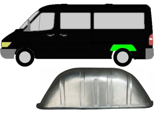 Radlauf für Mercedes Sprinter 1995 – 2006 hinten links