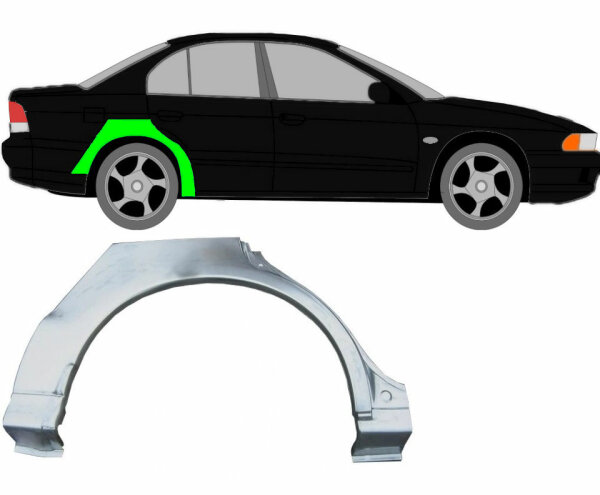 Radlauf für Mitsubishi Galant 1996 – 2003 rechts