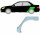 Radlauf für Mitsubishi Lancer 2003 – 2008 links