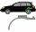 Radlauf für Mitsubishi Outlander 2001 – 2007 links