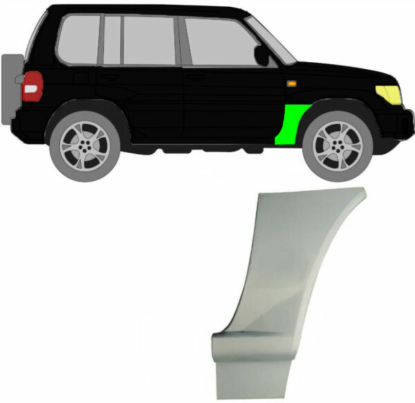 Kotflügel für Mitsubishi Pajero Pinin 1998 – 2006 vorne rechts