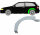 Radlauf für Nissan Almera N15 1995 – 2000 links