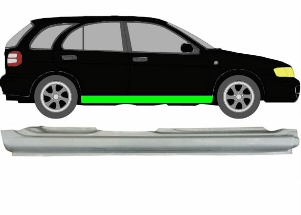 Vollschweller für Nissan Almera N16 1999 – 2007 rechts