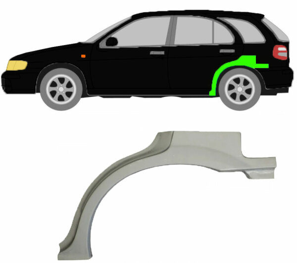 Radlauf für Nissan Almera N16 1999 – 2007 links