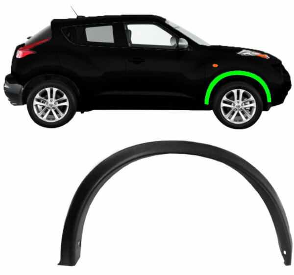 Radlaufverbreiterung für Nissan Juke 2010 – 2014 vorne rechts