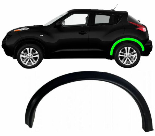 Radlaufverbreiterung für Nissan Juke 2010 – 2014 hinten links