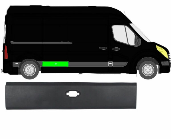 Seitenleiste für Nissan NV 400 2010 – 2021 hinten rechts