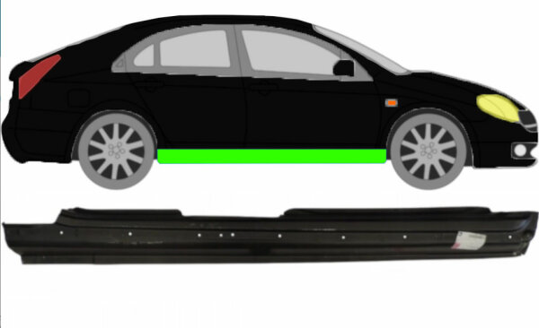 Schweller für Nissan Primera P12 2001 – 2007 rechts