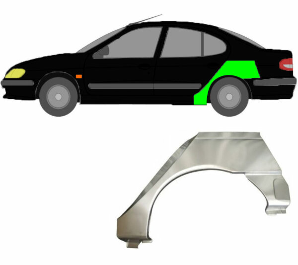 Radlauf für Renault Megane Classic I 1995 – 2003 links