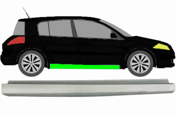 Schweller für Renault Megane II 2003 – 2012 rechts