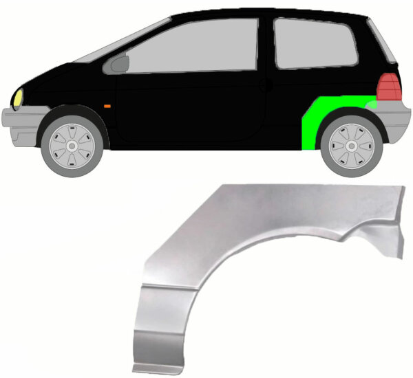 Radlauf für Renault Twingo 1993 – 2007 links