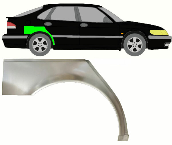 Radlauf für SAAB 9 – 3 1998 – 2003 rechts