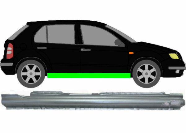 Vollschweller für Skoda Fabia I 1999 – 2007 rechts