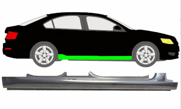 Vollschweller für Skoda Octavia III 2013 – 2020 rechts