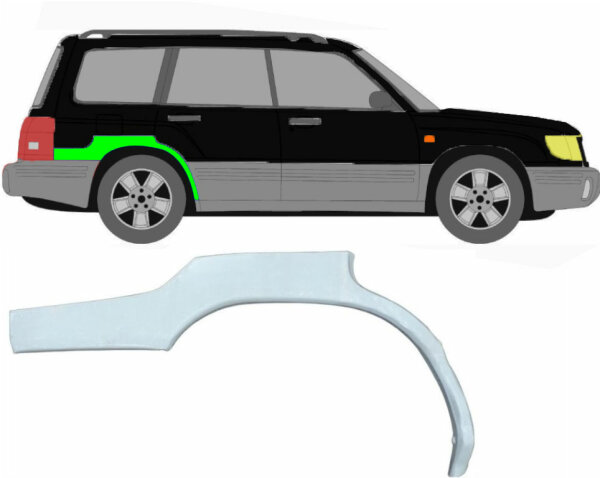 Radlauf für Subaru Forester SF 1997 – 2002 rechts