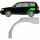 Radflauf für Subaru Forester SG 2002 – 2008 links