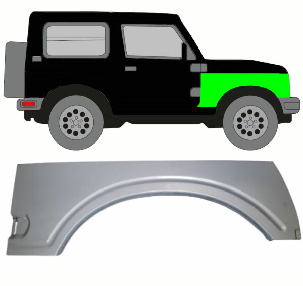 Kotflügel für Suzuki Samurai 1998 – 2004 vorne rechts