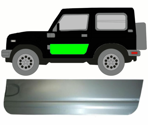 Türleiste für Suzuki Samurai 1998 – 2004 links