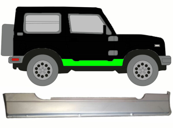 Vollschweller für Suzuki Samurai 1981 – 1998 rechts