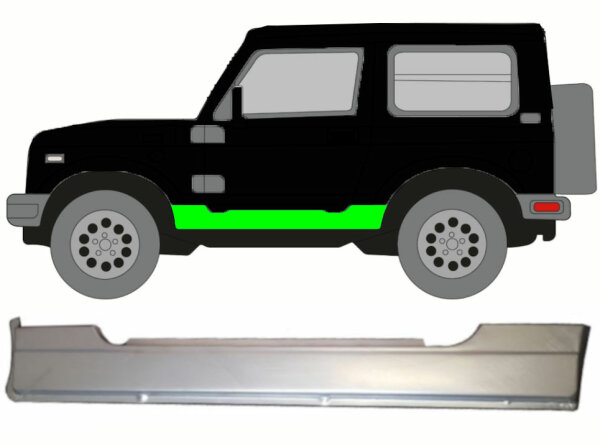 Vollschweller für Suzuki Samurai 1981 – 1998 links