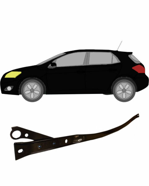 Tankklammern für Toyota Auris 2007 – 2012