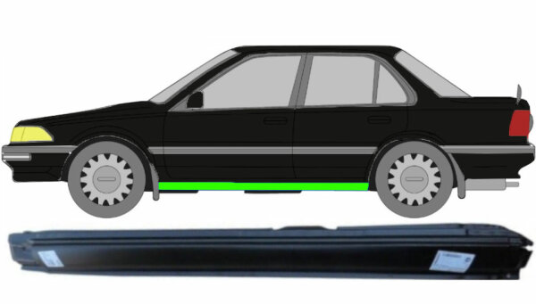 Schweller für Toyota Corolla 5 Türer 1985 – 1995 links