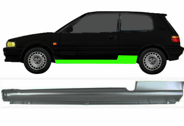 Schweller für Toyota Corolla 3 Türer 1987 – 1992 links