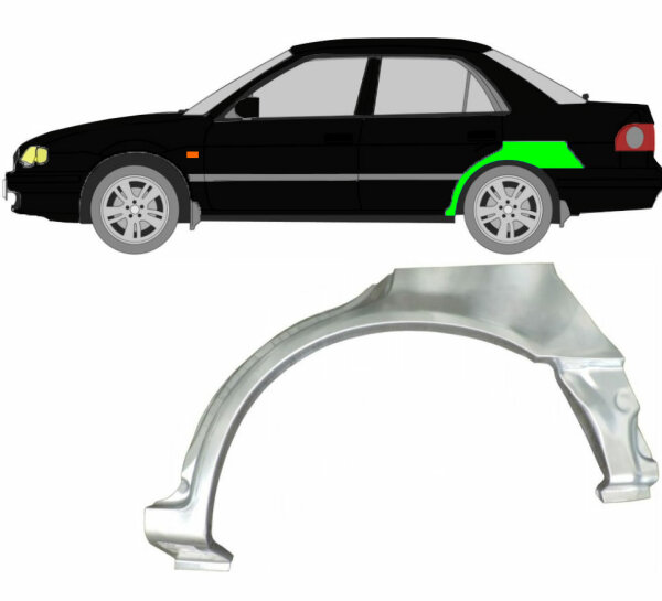 Radlauf für Toyota Corolla E11 1997 – 2002 links