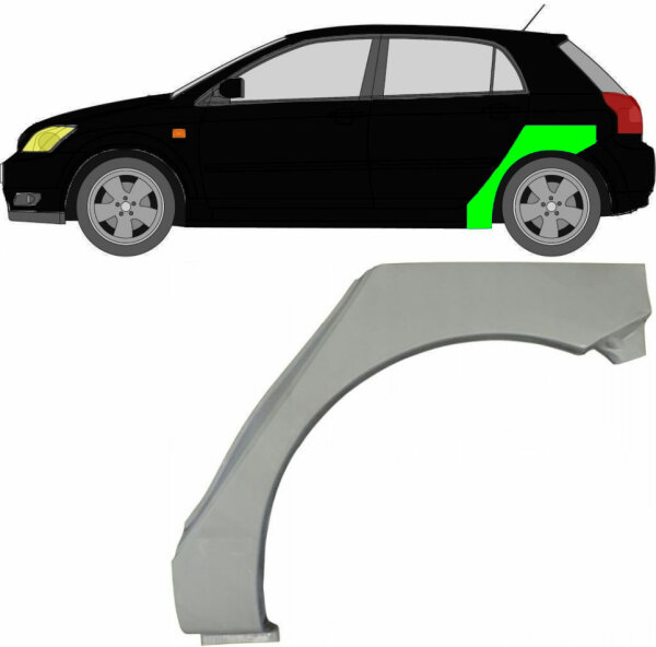 Radlauf für Toyota Corolla E12 2001 – 2007 links