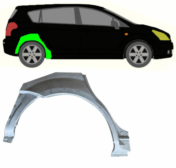 Radlauf für Toyota Corolla Verso 2004 – 2009 hinten rechts