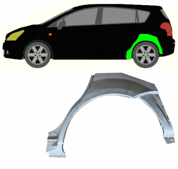 Radlauf für Toyota Corolla Verso 2004 – 2009 hinten links