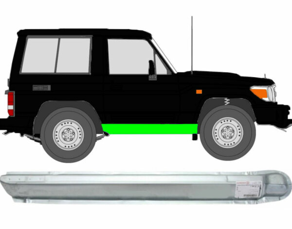 Schweller für Toyota Land Cruiser 1984 – 1993 rechts