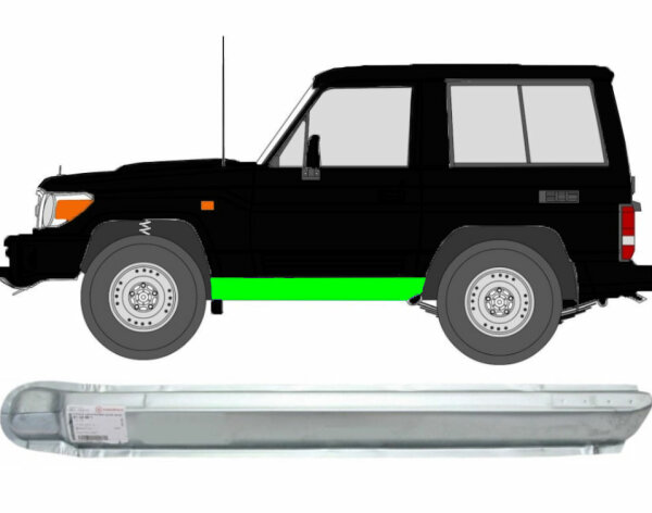 Schweller für Toyota Land Cruiser 1984 – 1993 links