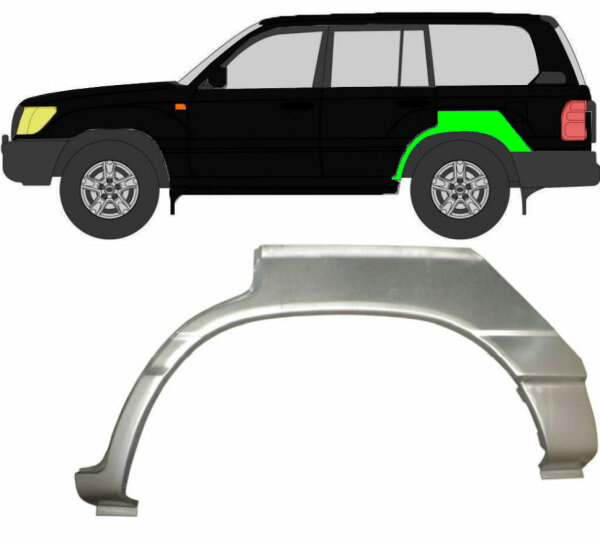 Radlauf für Toyota Land Cruiser 1998 – 2007 links