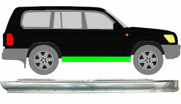 Vollschweller für Toyota Land Cruiser 1998 – 2007 rechts