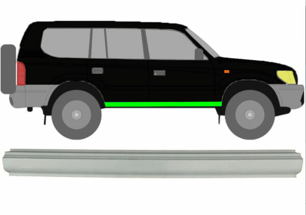 Schweller für Toyota Land Cruiser 1996 – 2002 rechts