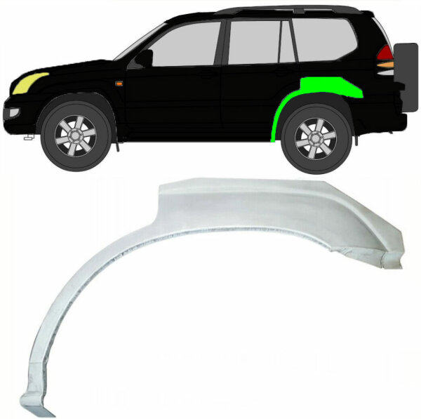 Radlauf für Toyota Land Cruiser 5 Türer 2003 – 2010 links