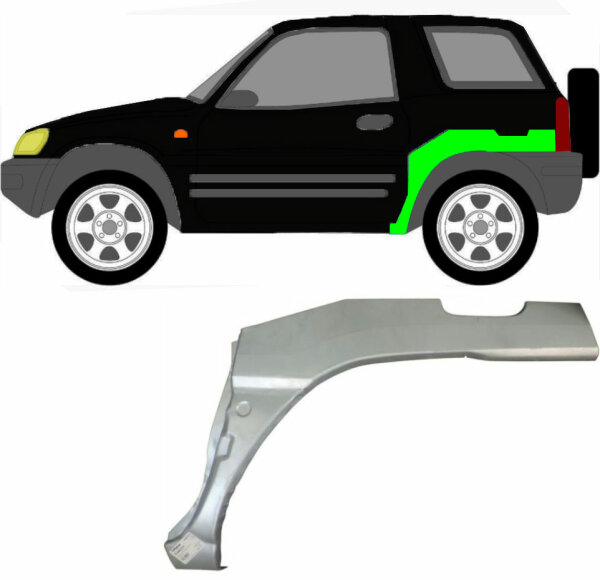 Radlauf für Toyota RAV 4 1994 – 2000 links