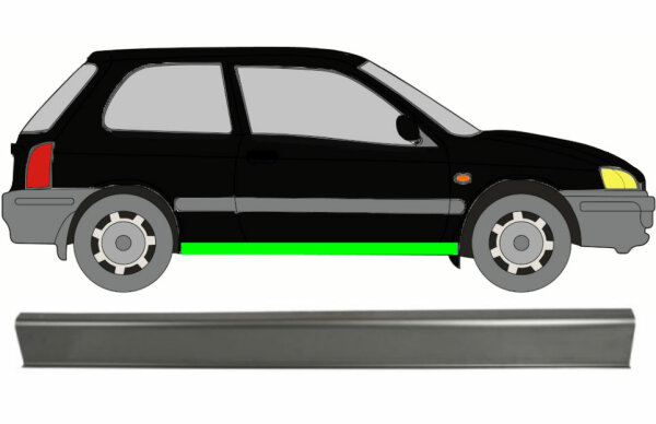 Schweller für Toyota Starlet 1996 – 1999 rechts