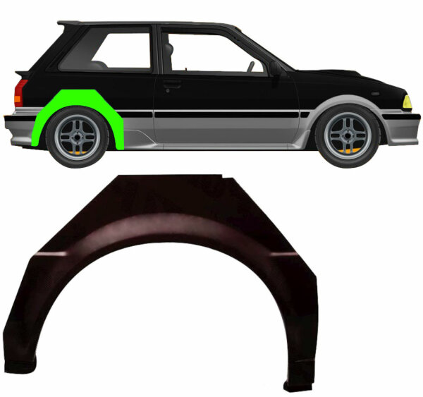 Radlauf für Toyota Starlet 1984 – 1989 rechts