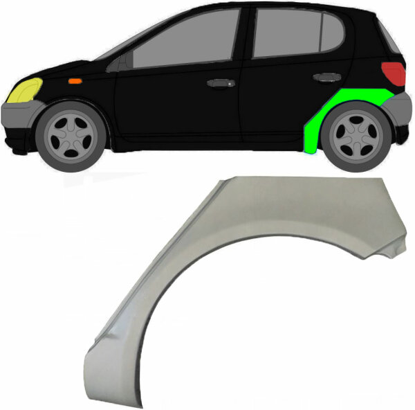 Radlauf für Toyota Yaris 5 Türer 1999 – 2005 links