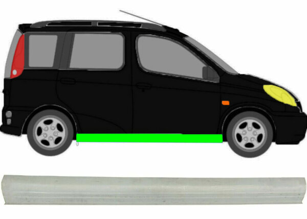 Schweller für Toyota Yaris Verso 1999 – 2005 rechts