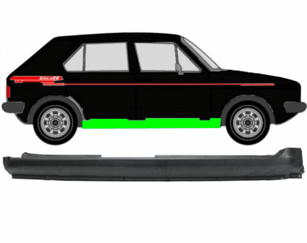 Schweller für Volkswagen Golf 1 5 Türer 1974 – 1985 rechts